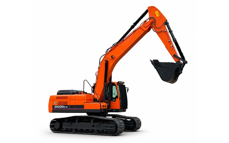DX230PC-9 21,6 тонна шынжыр табанды экскаватор: өнімділігі жоғары жұмыс үшін ауыр жүкті техникалық сипаттамалар