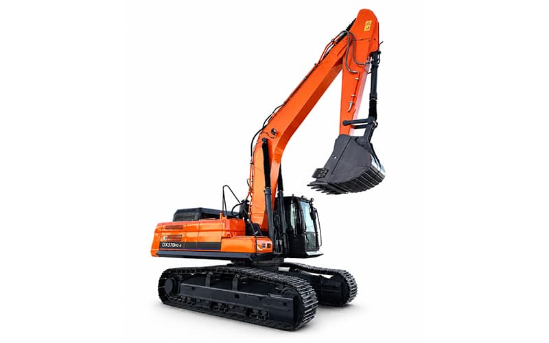Шахталарға арналған ең жоғары қатты тасты ұсатқыш! DX370PC-9 35,6 тонналық экскаватор - «өлі қазу» мәселелерінің барлық түрлеріне тамаша шешім.